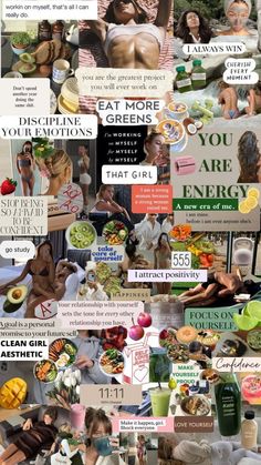 Discipline Mood Board, Health Collage, Selfcare Challenge, Self Care Vision Board, Year Of Growth, Vision Board Collage, Vision Board Examples, Digital Vision Board, Vision Board Wallpaper