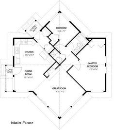 the main floor plan for this home