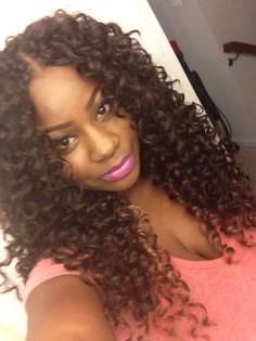 Freetress gogo curl Freetress Gogo Curl, Remy Hair Weave, African Braids Hairstyles, Long Curly Hair, Crochet Braids