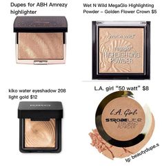 Powder Highlighter, Highlighter Makeup, Drugstore Makeup, Facial Skin Care, Strobing, Makeup Essentials, Highlighter, Makeup Routine, Beauty Hacks