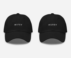 "This Wifey Hat, Mrs Hat, Wife Hat, Hubby Hat, Mr and Mrs Hats, Husband Hat, Hubby Cap, Bride Groom Cap, Husband And Wife Hat, Groom Baseball Hat is a perfect addition for a soon to be or married couple! It comes with an adjustable strap and curved visor! * 100% chino cotton twill * Green Camo color is 35% chino cotton twill, 65% polyester * Unstructured, 6-panel, low-profile * 6 embroidered eyelets * 3 ⅛\" (7.6 cm) crown * Adjustable strap with antique buckle * Head circumference: 20 ½″-21 ⅝″ (50.8 cm-53.3 cm) * Blank product sourced from Vietnam or Bangladesh" Husband And Wife Hats, Bride And Groom Hats, Husband Hat, Mr Hat, Hat Ideas, Hat Design, Camo Colors, St Valentin, Pregnancy Reveals