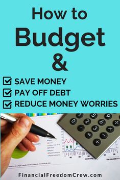 how to budget and save money off debt reduce money worris with financial freedom