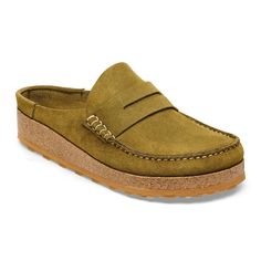 Naples Suede Leather Birkenstock Naples, Green Birkenstock, Boy Gift Ideas, Birkenstock Styles, Fashion 23, Mens Slip On Shoes, Leather Clog, Moccasins Style, Boys Sandals