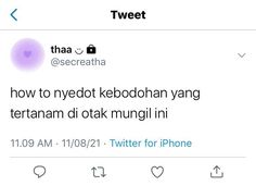 tweet about how to nyet keboobhan yangg teraann di otak mungli ini