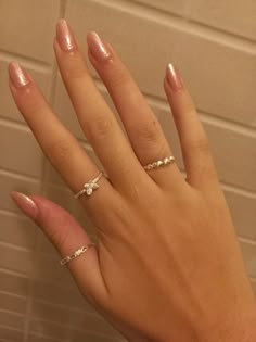 conjunto de aneis Shiny Nail Ideas, Feet Nail Design, Hello Nails, Shiny Nails, Beauty Goals, Mani Pedi, Gorgeous Nails, Nail Artist