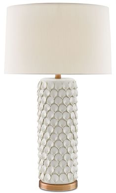 Calla 1 Light Table Lamp in Cream & Antique Brass with Eggshell Shantung Shade Feminine Lamp, Table Lamp Design, Ceramic Flower, Brass Table Lamps, White Lamp, White Table Lamp, Bedroom Lamps, Accent Lamp, White Table