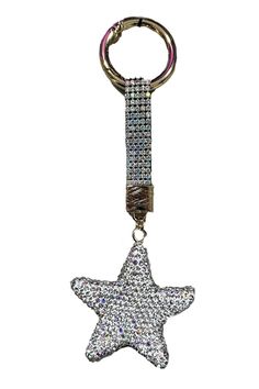 - Fully sequinned - Star design - Gold tone hardware - key ring / bag charm - One size