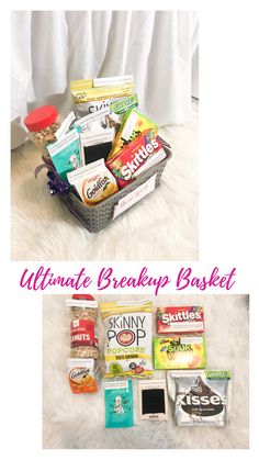 the ultimate breakfast basket is packed and ready to be eaten