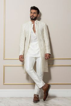 India Fashion Men, Mens Traditional Wear, Mens Indian Wear, Sherwani For Men Wedding