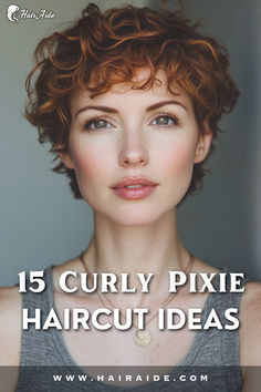 🌟🔥 Embrace bold confidence with 15 Magical Curly Pixie Cut Ideas! These cropped styles highlight your curls and facial features, giving you a chic, low-maintenance look. #PixieCuts #CurlyHairInspo Cropped Style, Hair Styles, Hair