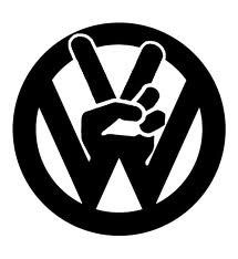 the wordpress logo with a hand holding two large sticks in it's center