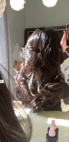 Easy Prom Hairstyles, Girls Party Hairstyles, Heated Hair Rollers, Hairstyles Design, Blowout Hair, Hair Stylist Life, Hair Rollers, Cut My Hair, Hair Inspo Color