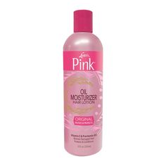 Luster's Pink Moisturizer Hair Lotion Original - 12oz Pink Moisturizer, Ethnic Hair, Hair Milk, Light Moisturizer, Hair Textures, Soften Hair, Hair Lotion, Hair Help