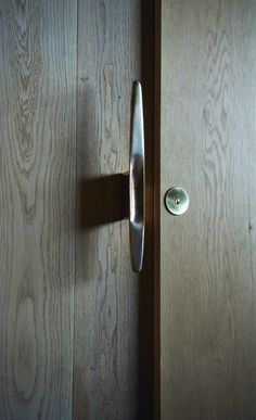 an open door with a handle on it