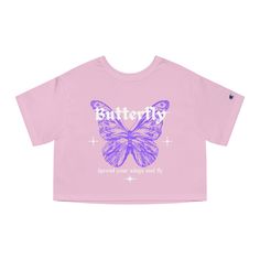 Embrace transformation and freedom with our Inspirational Butterfly T-Shirt featuring the uplifting message "Spread your wings and fly." Available in stylish and versatile colors--Oxford Grey, Pink Candy, and Black--this tee captures the beauty of growth and change, making it perfect for anyone looking to add a touch of inspiration to their wardrobe. Product Features: Colors: Choose from Oxford Grey, Pink Candy, or Black Material: Soft and breathable cotton blend for ultimate comfort Design: Delicate butterfly image with an inspiring quote Sizes: Available in S, M, L, XL, XXL Why You'll Love It: Symbolic Design: The butterfly and quote together symbolize transformation, freedom, and the courage to pursue dreams. Versatile Style: Ideal for casual outings, nature walks, or as a heartfelt gif Pink Butterfly T Shirt, Butterfly Image, Spread Your Wings And Fly, Butterfly T Shirt, Delicate Butterfly, Butterfly Images, Tube Tops, Comfort Design, Uplifting Messages