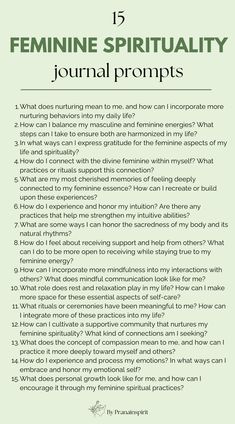 Open your heart, find more gratitude, compassion, empathy and kindness with those 50 journal prompts. Awaken your feminine spiritual being and feel better than ever.🫶❤️  #journal #journalprompts #journaling #spiritual #spirituality #spiritualjournal #heartopening #heartchakra #openyourheart #gratitude #compassion #kindness #love #selfgrowth #selflove #personaldevelopment #emotionalintelligence #feminine #femininespirituality #women Journal Prompts For Finding Love, Spouse Journal Prompts, Love And Spirituality, Journal Prompts For God, Journal Page Prompts, Journal Prompts For Feminine Energy, Gratitude Journaling Prompts, Daily Spiritual Practice, Spirituality Journal Prompts