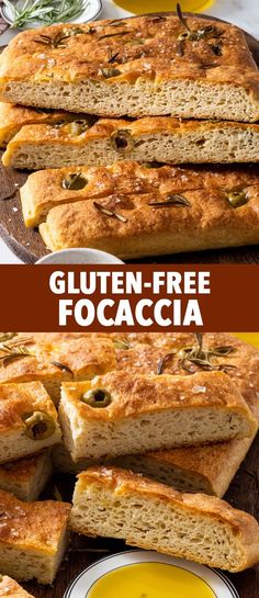 gluten - free focaccia is an easy and delicious appetizer