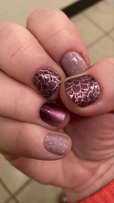 Color Street Rule Of Plum, Pixie Hair, Nail Styles, Street Nails, Color Street Nails, Nail Color, Pixie Hairstyles