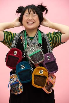 Shop all our iconic accessories from Lucy & Yak including cord tote bags, vegan belts, cool pins, organic rainbow cotton socks! Ethically and organically made. Vegan Belts, Iconic Accessories, Tyvek Bags, Organic Accessories, Cool Bags, Lucy Yak, Mini Sling Bag, Organic Bag, Canvas Bag Design