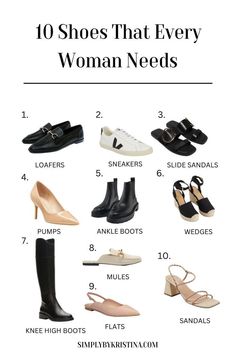 Essential Fashion Pieces, Elegant Sneakers, Different Types Of Sneakers, Capsule Wardrobe Casual, Staple Shoes, Capsule Wardrobe Essentials, Elegant Outfit Classy, Fashion Capsule Wardrobe, Shoes Hack