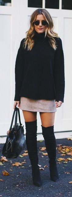 I really like this! I need more stuff like this. It says..."hello, I'm 26, and I'm in law school, and I don't have time for your shit" but in a nice, business-cas way.: 100 Winter Outfits, Womens Outfits, Women's Outfits, Fall Inspiration, Summer Ideas, Skirt Mini, Winter Trends, Women Outfits