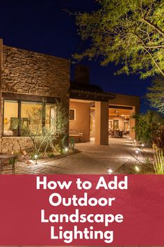 how to add outdoor landscape lighting to your home with solar or low voltage outdoor lights Low Voltage Lighting, Home Landscape, Outdoor Landscape Lighting, Outdoor Landscape, Garden Lovers, Colorful Garden, Patio Ideas