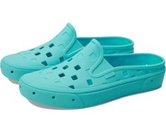 Unisex Vans Slip-On Mule TRK | Zappos.com Shoes Light Blue, Vans Shoes Women, At The Sea, Vans Slip On, Slip On Mules, Vans Shop, Clogs Shoes, Perfect Shoes, Tiffany Blue