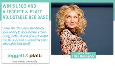 a flyer for a bed and bath show featuring a woman with blonde hair wearing a floral top