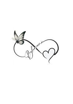 a black and white photo of a butterfly with the word love written in cursive writing