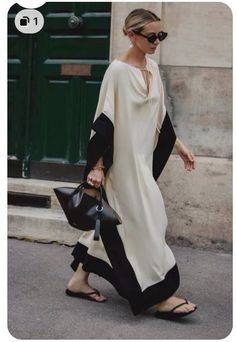 Kaftan Street Style Outfit, Kaftan Styling Ideas, Kaftan Outfit Ideas, Ramadan Jalabiya, Summer Kaftan, Kaftan Designs, Casual Outfit Inspiration, Fashion Attire