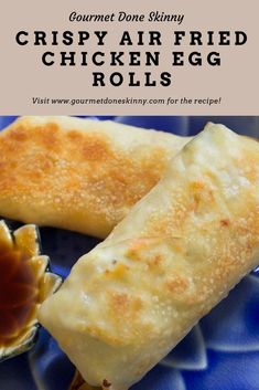 These egg rolls are so delicious! You can bake them in the oven but I prefer to do them in the air fryer. They are also a great appetizer for a party as you can have ready to go, then pop them in the air fryer/oven when you want them. #airfriedeggrolls #h Baked Eggrolls, Baked Egg Rolls, Air Fryer Egg Rolls, Chicken Egg Rolls, Baked Egg, Egg Roll Recipes, Air Fried Chicken, Baked Fries, Air Fryer Dinner Recipes