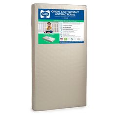 the ortho lightnight antibacteral mattress is shown in front of a white background