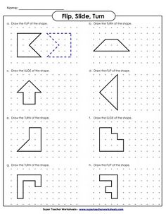 the worksheet for shapes and lines to help kids learn how to draw them