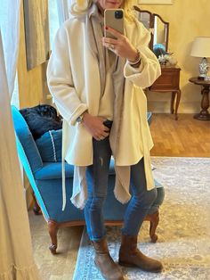 Layering up with timeless basics.
.
#style #fashion #mymidlifefashion #outfitpost #over50 #everydaystyle Timeless Basics, Fashion Over 50, Casual Dinner Outfit, Outfit Posts, Winter White, Minimalist Outfit, Daily Outfits, Winter Boots, Everyday Fashion