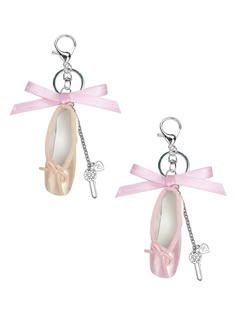 Editor's NoteVVV is a brand that pursues contemporary fashion for young shoppers with a design that utilizes a minimalist silhouette  unique graphics with a global sensibility  and various printing techniques.- Ballet toe shoes pendant point- Key pendant with engraved brand logo tag- Ribbon setting on top- Lovely and cute moodMeasurements(in.)- Size: 6.30 in.Composition & Care- Surgical Steel  Brass  Polyester- Discoloration may occur due to exposure to air  moisture  sweat  or water.- Recommended to refrain from wearing it as it may discolor when using hot springs or swimming pools.- After removing foreign substances with a soft cloth  store in a zipper bag to minimize contact with air.- Depending on the resolution of your monitor  color differences may occur.Designer- by VVV Shoes Ribbon, Unique Graphics, Cloth Store, Bedroom Crafts, Minimalist Silhouette, Pink Girly Things, Logo Tag, Everything Pink, Key Pendant