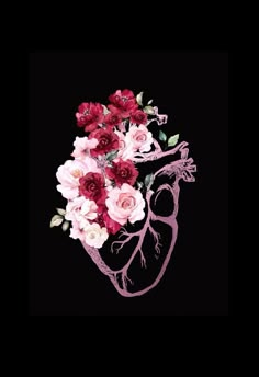 Medical Wallpaper, Wallpaper Nature Flowers, Medical Art, Trendy Wallpaper, Tumblr Wallpaper, Anatomy Art, Heart Art, Love Wallpaper, Screen Wallpaper