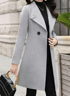 Chic Work Outfit, Womens Dress Coats, Dress Coats, Chic Outerwear, Coat Women Fashion, Coat Women, Womens Dress, Winter Coats Women