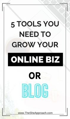 5 Tools You Need To Grow Your Online Business & Blog Sales Strategies, Business Productivity, Best Seo Tools, Airbnb Promotion, Blogging Business, Online Business Tools, Beginner Blogger, Blogging Resources, Pinterest Traffic