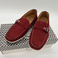 Introducing The Driver Club Usa Unisex-Child Boys/Girls Leather Driving Loafer In Size 13 And Dark Red Color. These Stylish Loafers Are Perfect For Casual And Formal Occasions, And Are Made With High-Quality Leather Upper Material For Durability And Comfort. The Slip-On Closure Makes It Easy For Children To Wear And Take Off The Shoes Independently. These Shoes Are Suitable For Both Boys And Girls And Come In A Misc Box In Office. The Driver Club Usa Brand Is Known For Its Exceptional Quality An Red Loafers, Usa Shoes, Dark Red Color, Driving Loafers, High Quality Leather, Summer Fall, Dark Red, Kid Shoes, Kids Boys