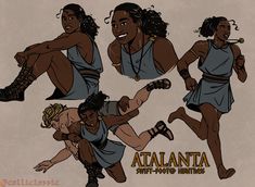 Atalanta Greek Mythology, Olympic Runners, Greek Pantheon, Achilles And Patroclus, Awesome Artwork