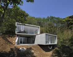 a house built into the side of a hill