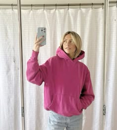 Pink Hoodie Outfit, Colorful Outfits, Cute Comfy, Winter Fits, Hoodie Outfit, Basic Outfits, Pink Hoodie, Dream Clothes