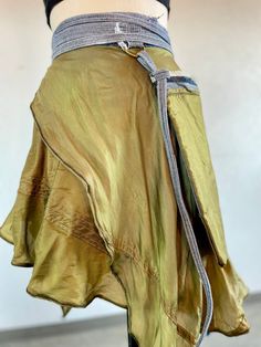 Made from a vintage US Military parachute One size fits all Gigantic reinforced pocket Beautiful sun bleach color variation 100% one of a kind Asymmetrical hem Bleach Color, Us Military, Asymmetrical Hem, Wrap Skirt, Asymmetric Hem, One Size Fits All, Favorite Outfit, Color Variations, Art Collection