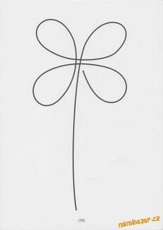 a drawing of a flower that has been drawn on paper