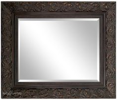 The Bella wall mirror features an elaborately embossed detail inspired by the intricate architectural design from the Baroque era. The Bella wall mirror may be mounted vertically or horizontally in your entryway, living room, vanity, or bathroom. Available in a variety of sizes (Overall Dimensions) Color: Antique Bronze with Gold Undertone Finish Frame Width: 2.5" inches Frame Material: Solid Wood Hanging hardware included Tuscany Home, Living Room Vanity, Baroque Era, Room Vanity, Gold Frame Wall, Framed Wall Mirror, Decorative Frame, Entryway Living Room, Beautiful Mirrors