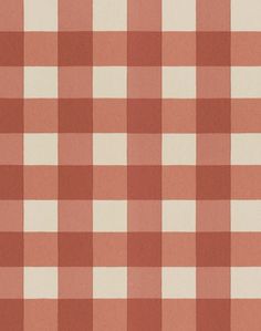 an orange and white checkered table cloth