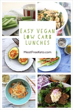 easy vegan low carb lunches