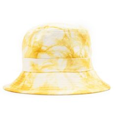 Canvas Bucket Hat In A Tie-Dye Marigold Color. Size M/L On Inside Tag. Nwt! Cute Yellow Bucket Hat, Mermaid Tshirt, Yellow Cloud, Tie Dye Bucket Hat, Embroidered Bucket Hat, Marigold Yellow, Bunny Logo, Orange Soda, Mens Bucket Hats