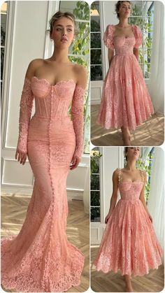 Teuta Matoshi Cosette Dress Styles, Pink Gown Elegant, Spring Fashion Chic, Fancy Wedding Dresses, Evening Dresses For Weddings, Classy Dress Outfits