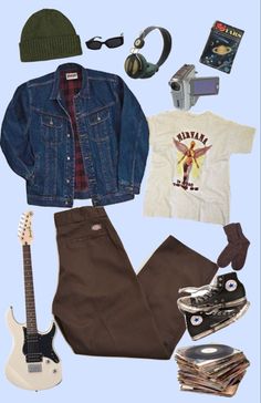 80s And 90s Mens Fashion, Hipster Grunge Outfits Men, 80s Fashion Outfits Men, Male 80s Outfit, Men's 90s Fashion, Band Outfits Aesthetic Men, Vintage Outfit Ideas Men, 90s Indie Fashion Men, Casual Outfit Men Aesthetic